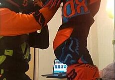 Gay Motocross Blowjob
