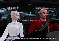 Animated betrayal: Trailer girl breaks faith with her boyfriend, sleeping with a homeless man