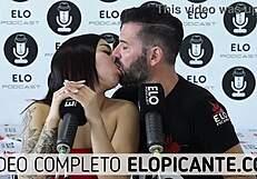 elo spanks beluchi in the spicy room during podcast