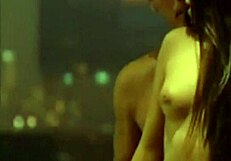 Michelle Maylene Sitting In Softcore Pose