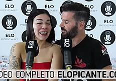 elo spanks beluchi in the spicy room during podcast