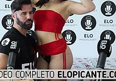 elo spanks beluchi in the spicy room during podcast