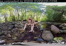 Yanks Amateurs Ana Molly and Belle in Lesbian Outdoor Fun!