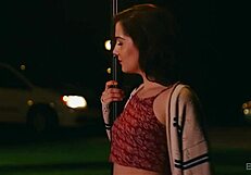 Pornstar Kasey Warner Bent Over For Cunilingus And Muff Diving, Cum Dripping From Ass And Tits At Bskow