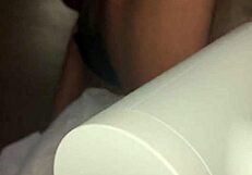 She MASTURBATES her BIG PUSSY until CUM flows out