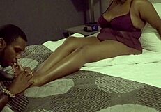 Check out this ebony bbw getting her toes licked and sucked in New Orleans until she cums.