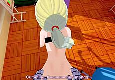 Edward and Winry engage in intense fast handjob sex