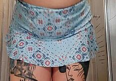 Blonde Alina Takes a Sexy Shower Bathing