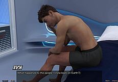 Stranded in Space 6 - Treffen mit Robot Paige war geil, ihre Kurven-Titten haben mich umgehauen