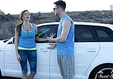 Glam Babe Rides Stepdad's Cock in Hot Roleplay 😏