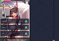 Ep1 racer girl Mikami teases with huge tits in this kinky 3D anime game.