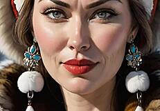 Russian beauty wicked animated debasement comic strip outline