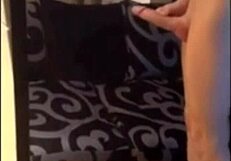 Bigcock Shemale Masturbates Monster Cock on Webcam