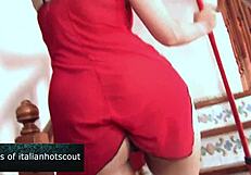 horny blonde milf fucks anal hard