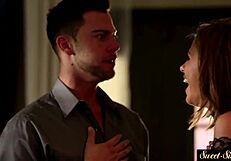 Glam Babe Rides Stepdad's Cock in Hot Roleplay 😏