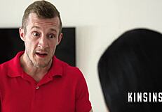 Stepmom's busy stepdaughter's pussy is free for intense action with ariana starr and sandy love