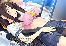 Damn! Japanese Student in Uniform Gets Wild Action!