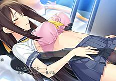 Damn! Japanese Student in Uniform Gets Wild Action!