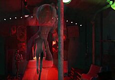 Fallout 4 Brunette in Pantyhose Outdoor Fashion