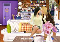 are we just friends or more in this 3d hentai lesbian scene