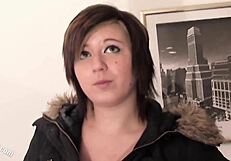 her first time on camera - shy teen tanja's casting