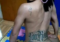 first time on the console, that tattooed brunette?