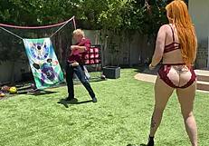 la milf culona cheats on husband with stepson and huge white cock