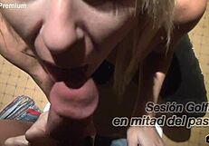 tamrah dix gets a golden shower from carlitos way.