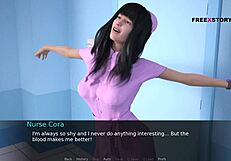 john plays sugar daddy with nurse cora in hospital