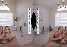wanna see kenna james and veronica weston in naughty america's 2 chicks vr?