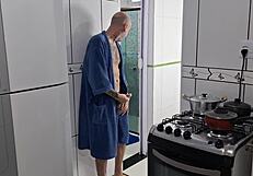 Cyber masturbation while observing beauty of my stepsister in the lavatory