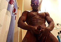 Hallelujah johnson worships a big black hairy cock