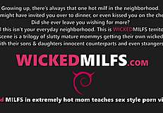 Aubrey Sinclair Fucks Her BF With Stepmom