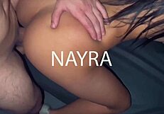 Young Amateur Couple Swings with Glory Hole