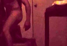 Ebony girl gets fucked doggystyle by monster cock