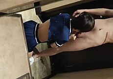 Asian Mommy Sucks Not Son's Big Cock