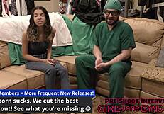 As usual, the 18-year-old porn star known as Aria Nicole went to her annual check-up by Dr. Tampa, girlsgonegynocom