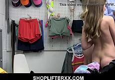 Bbc guard fucks two petite white teens in shoplifting threesome