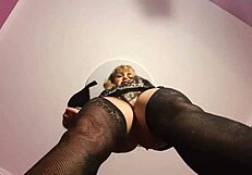 Blonde Femdom Facesits in BDSM Facial