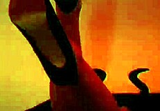 Teen witch in lingerie rides and fingers big tits on halloween