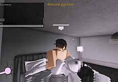 Getting fucked while playing Roblox, what a wild session!