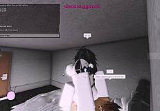 Getting fucked while playing Roblox, what a wild session!