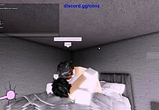 Getting fucked while playing Roblox, what a wild session!