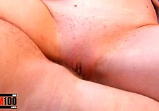 I watched the little redhead take it deep in her tight 18+ ass