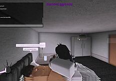 Getting fucked while playing Roblox, what a wild session!