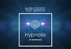 blonde aura gets hypnotized and can't take off her top during striptease