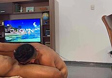 fiesta anal con cantante famoso de cumbia peruana en party gay