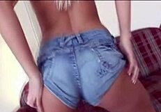 She indulges in anal masturbation with toys, leading to an intense anal creampie session.