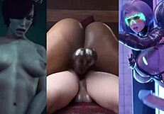 Male on futa and futa on futa wild compilation