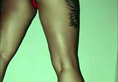 let's see what happens with this curvy latina's tits and ass, how to penetrate her?